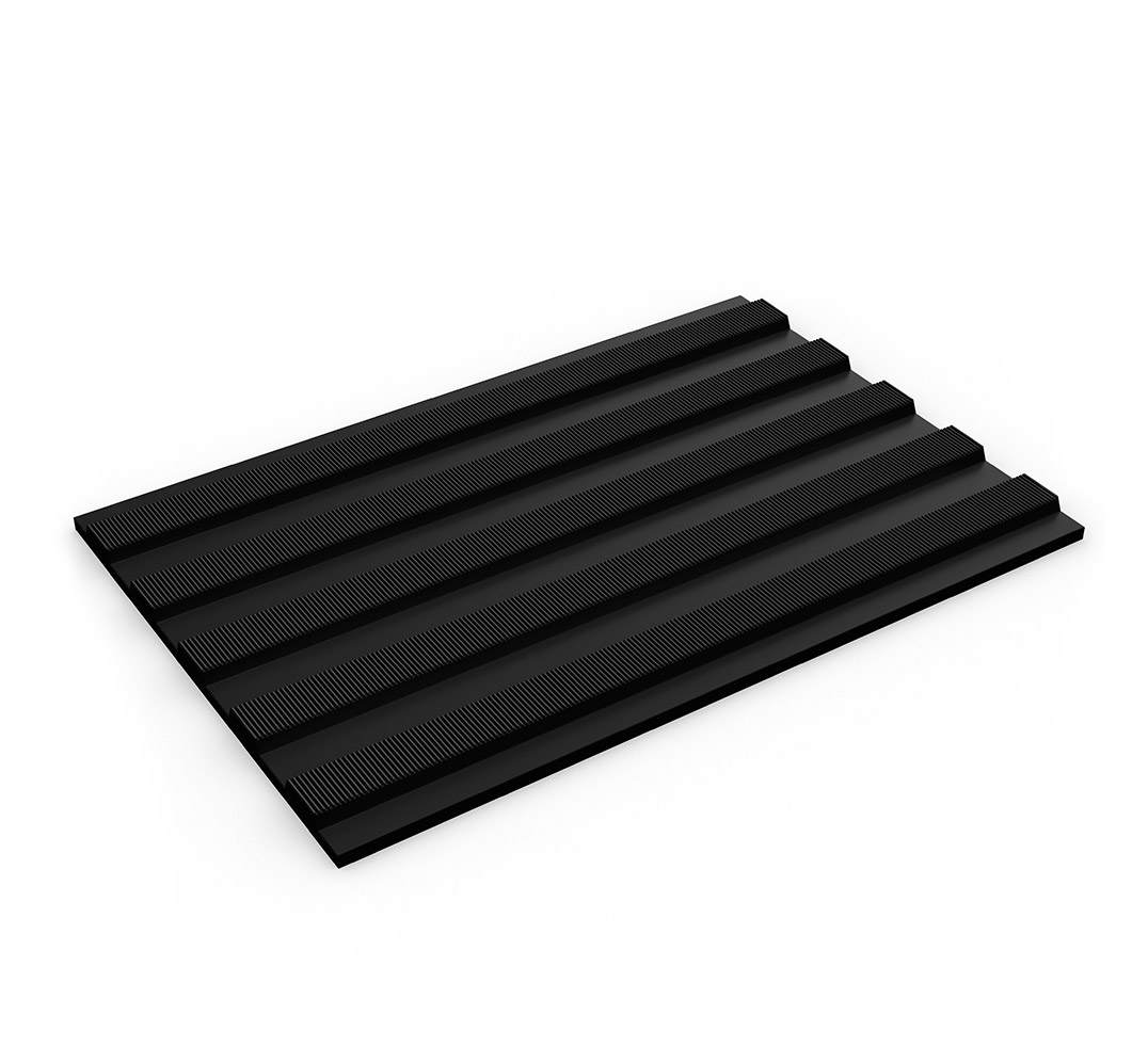 Electrical insulating industrial matting. FLEXI-TRED. Black