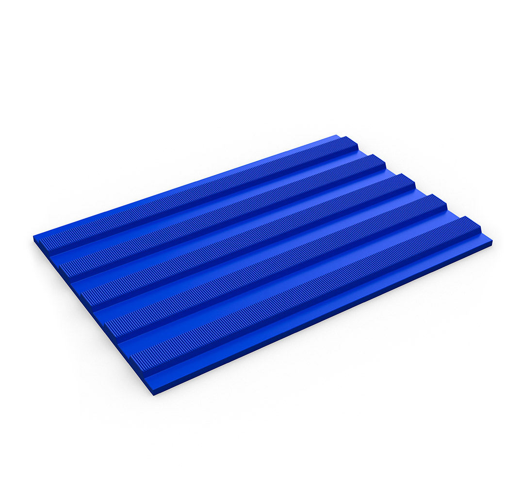 Electrical insulating industrial matting. FLEXI-TRED. Blue