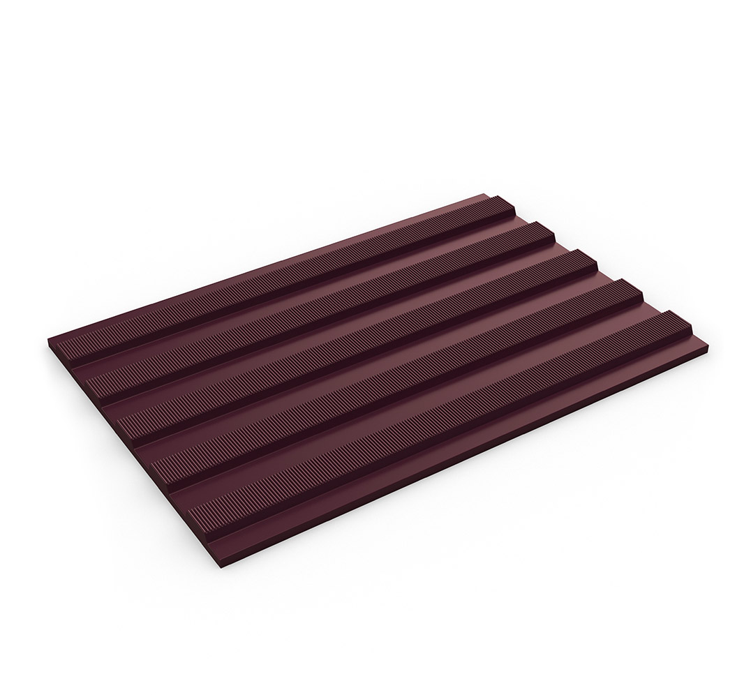 Electrical insulating industrial matting. FLEXI-TRED. Brown
