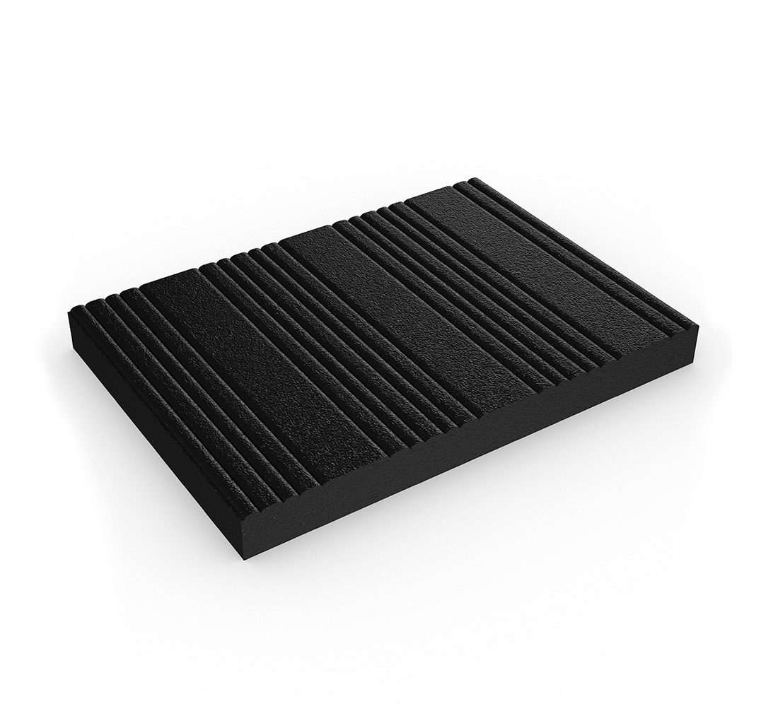 PVC foam matting. Model TUFF SPUN. Black